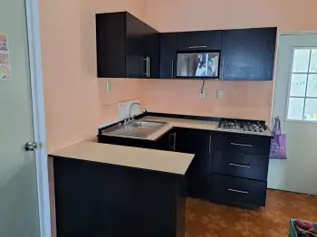 Cocina en color negro