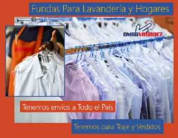 Fundas plásticas para lavanderia y hogares
