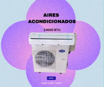 Oferta!! aire acondicionado 24000btu split convencional