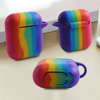 Cover airpods 2da generacion arcoiris