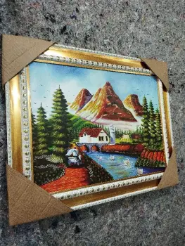 Cuadro decorativo pequeño con paisaje natural ????