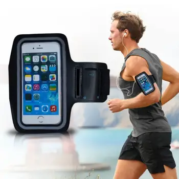 Brazalete ajustable para telefonos ideal para hacer deportes