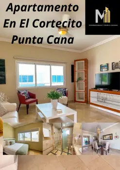 Vendo apartamento en el cortesito primera línea de playa  punta cana