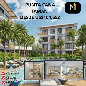 Vendo apartamento taman en punta cana