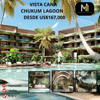 Vendo apartamento chukum lagoon - vista cana