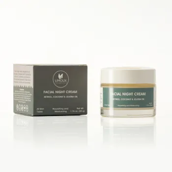 Crema de noche antiedad - vitamina a aceite de coco y jojoba - nutriti