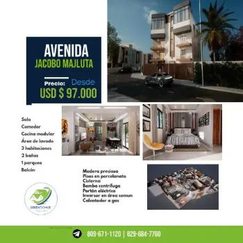 Residencial en av. jacobo majluta