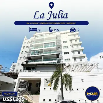 Se renta apartamento ubicado la av abraham lincoln