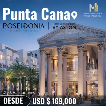Vendo apartamento poseidonia en cana bay punta cana