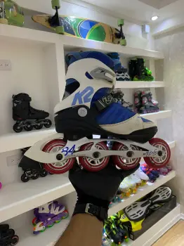 Patines k2 sixe 40 ruedas 90mm para velocidad fitness  1 mes de garant