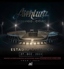 Boleta concierto aventura viernes 27 en san cristóbal