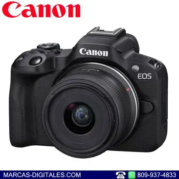 Canon eos r50 con lente 18-45mm stm is camara mirrorless
