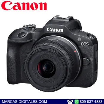 Canon eos r100 con lente 18-55mm stm is camara mirrorless