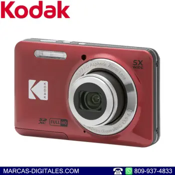 Kodak pixpro fz55 color rojo camara digital compacta 16 megapixeles
