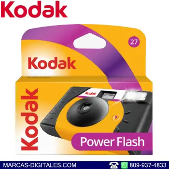 Kodak power flash 800 camara desechable 35mm 27 tomas