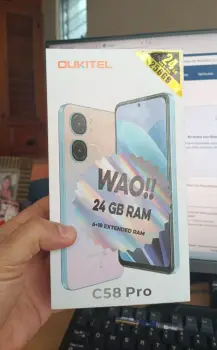 Celular oukitel c58 pro 6.7 pg 24gb 250gb 50mp 7200