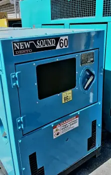 Planta elÉctrica denyo con motor hino de 60 kw super silenciosa dispon