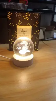 Lampara via lacteas de cristal ideal para decoracion regalos y luz de