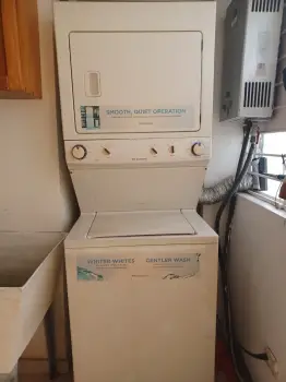 Lavadora secadora tipo torre