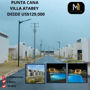 Vendo villa en el residencial at abey punta cana