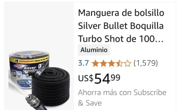 Manguera expandible ultraligera