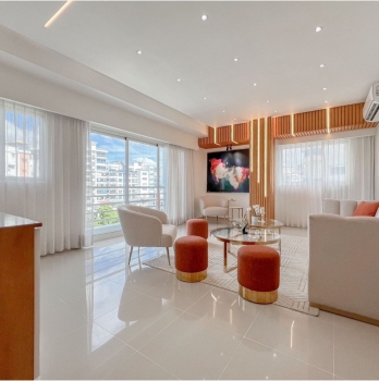 Apartamento amueblado 3 hab en renacimiento en alquiler
