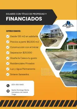Compra tu terreno cerca de todo y comienza a edificar la casa perfecta