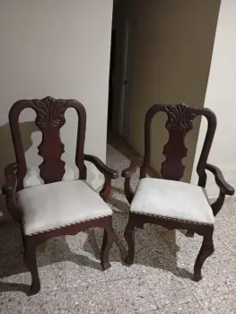 Butacas en caoba americana  en santo domingo norte