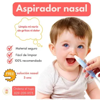 Saca mocos por succion de boca  solucion nasal gratis