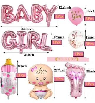 Decoracion baby shower rosa y azul
