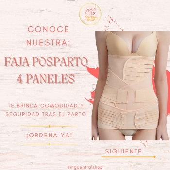 Faja posparto 4 paneles