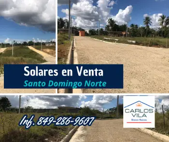 Solares en venta en santo domingo norte