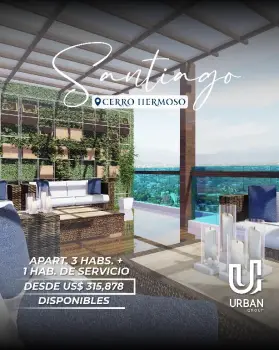 Apartamentos de 3 habitaciones en santiago