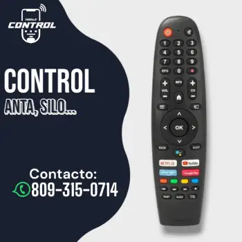 Control anta y silo para smart tv