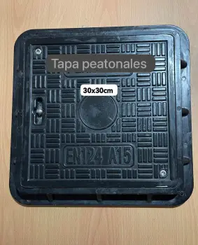 Tapas peatonales reforzadas