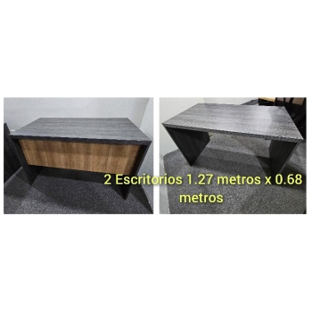 2 escritorios 1.27 metros x 0.68 metros como nuevo solo 2 meses de uso