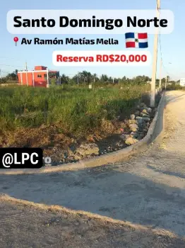 Terreno a crédito con su título y deslindado