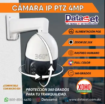 cámara ip ptz 4mp marca xoho
