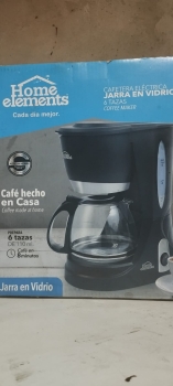 Cafetera de 6 tazas home elements
