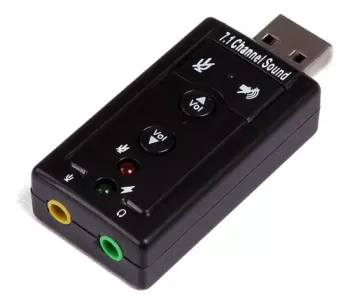 Tarjeta usb de sonido/audio  7.1ch