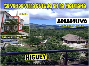 Villa de lujo  amueblada 2 niveles en la montaÑa de  anamuya higuey 80