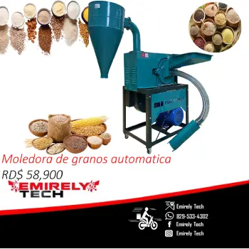 Moledora de granos secos automatica trituradora de industrial de maiz