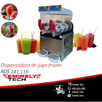 Dispensador de jugos frozen yunyun granizados de 30 litros