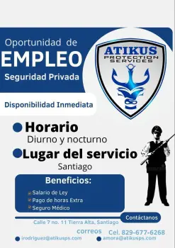 Empleo seguridad en santiago