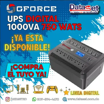 Gforce 1000va 750w