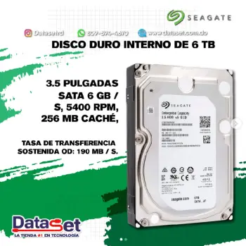 Disco duro seagate 6tb