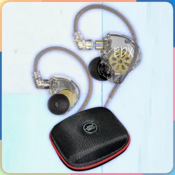 Kz edx lite in-ear monitor para músicos y auricular para video juegos