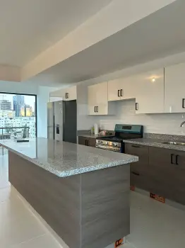 Apartamento en alquiler tipo loft semi amueblado de 2 habitaciones
