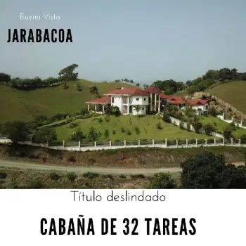 Lujosa y exuberante cabaña con 20233.78 mts2 de terreno en jarabacoa.
