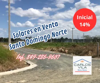Solares en venta en santo domingo norte